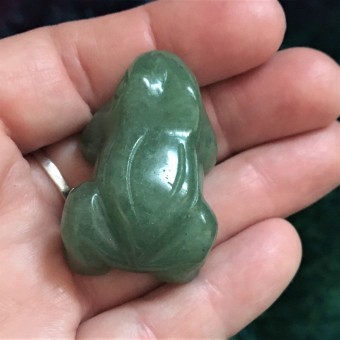 Frog - Green Aventurine