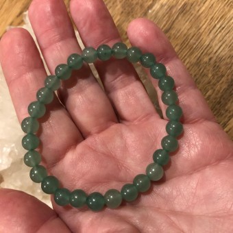 Green Aventurine 6mm Bead Bracelet