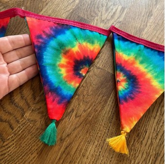 Groovy Baby Tie Dye Bunting