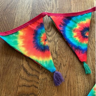 Groovy Baby Tie Dye Bunting