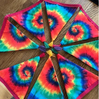 Groovy Baby Tie Dye Bunting