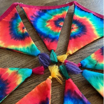 Groovy Baby Tie Dye Bunting