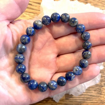 Lapis Lazuli Power Bracelet - 8mm beads