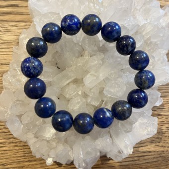 Lapis Lazuli Power Bracelet - large 12mm bead