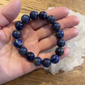 Lapis Lazuli Power Bracelet - large 12mm bead