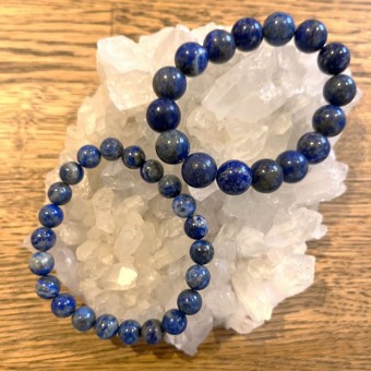 Lapis Lazuli Power Bracelet - large 12mm bead