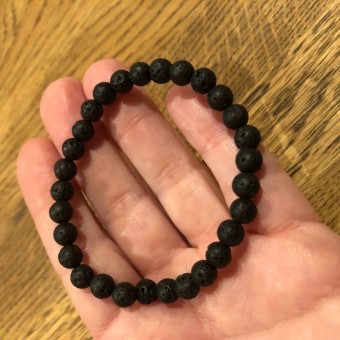 Lava 6mm Bead Bracelet