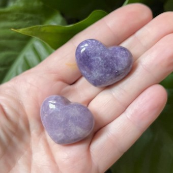 Lepidolite Heart - 3cm