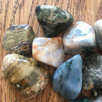 Ocean Jasper Tumblestone