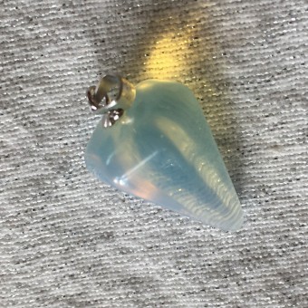 Opalite Faceted Pendulum Pendant