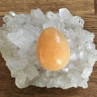 Orange Calcite Egg  - 4.5cm