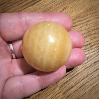 Orange Calcite Sphere - 35mm