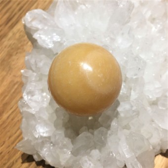 Orange Calcite Sphere - 35mm