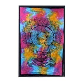 Peaceful Buddha Cotton Single/Double Bedsprea