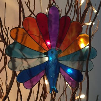 Peacock Suncatcher