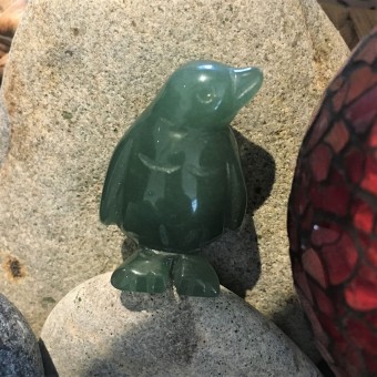 Penguin - Green Aventurine