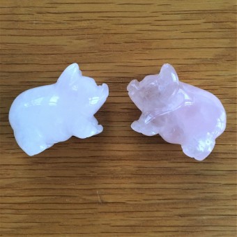 Pig  - Rose Quartz