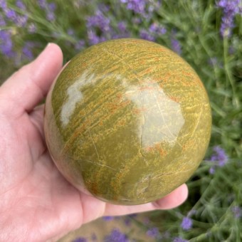 Pistachio Jasper Sphere 'B' - 9cm