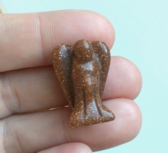 Pocket Goldstone Angel - 25mm