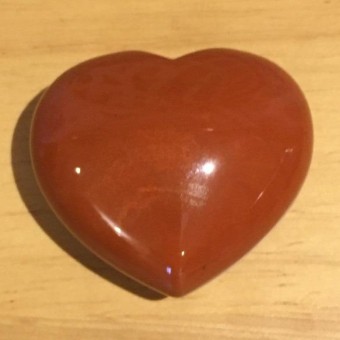 Red Jasper Heart 4cm - plain or patterned