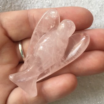 Rose Quartz 50mm Angel