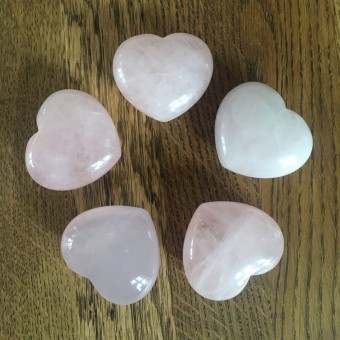 Rose Quartz Heart - 4cm