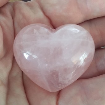 Rose Quartz Heart - 4cm