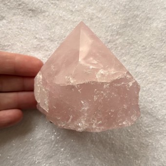 Rose Quartz Raw Base Point 'C' - 436g