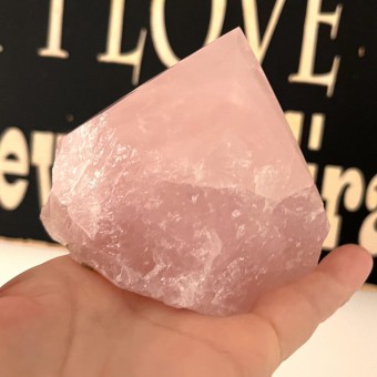 Rose Quartz Raw Base Point 'C' - 436g