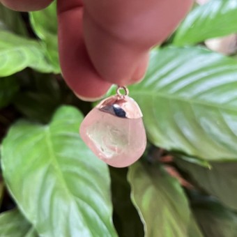 Rose Quartz Tumblestone Pendant