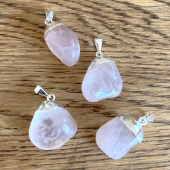 Rose Quartz Tumblestone Pendant