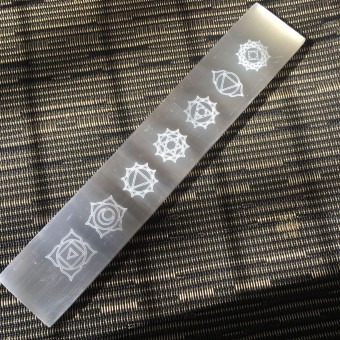 Selenite Chakra Bars