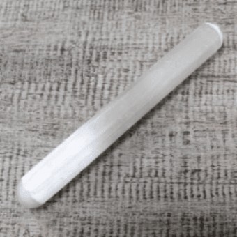 Selenite Rounded Wand