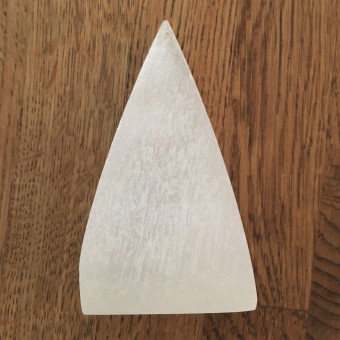 Selenite Tall Pyramid  - 10cm