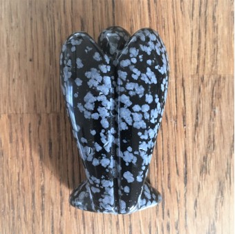 Snowflake Obsidian 50mm Angel