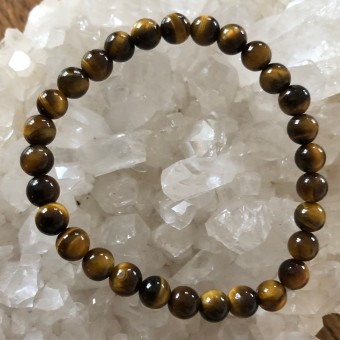 Tiger Eye 6mm Bead Bracelet