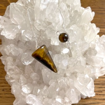 Tiger Eye Cone Pendulum