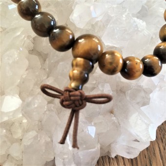 Tiger Eye Power Bracelet with Infinity Knot