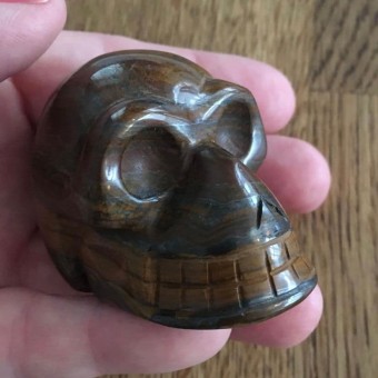 Tiger Iron Skull 40mm