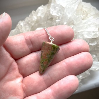 Unakite Cone Pendulum