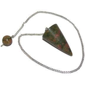 Unakite Cone Pendulum