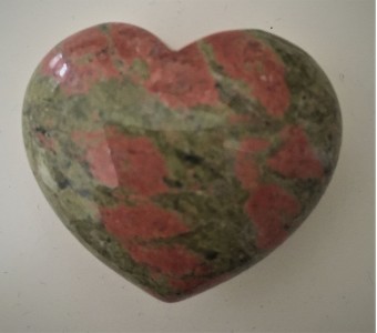 Unakite Heart - 4cm