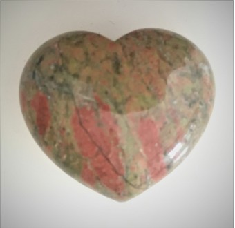 Unakite Heart - 4cm