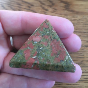 Unakite Pyramid - 40mm