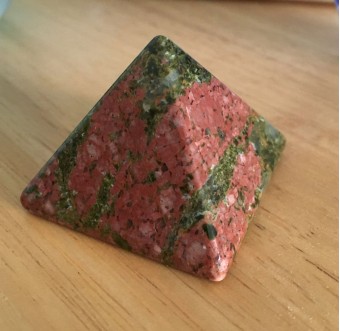 Unakite Pyramid - 40mm