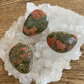 Unakite Thumbstones