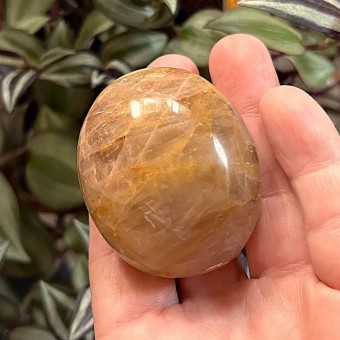 Golden Healer / Yellow Quartz Pebble - 5cm