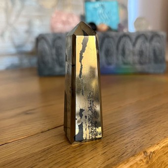 Pyrite Magnetite Obelisk  'C' - 10.2cm