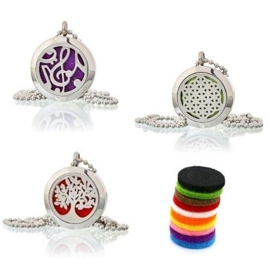 Aromatherapy Necklaces 25mm Selection