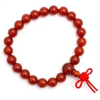 Carnelian Power Bracelet With Infinity Knot